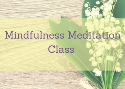 Mindfulness Meditation Class
